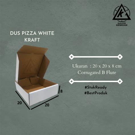 Jual Kardus Packing Dus Baju Pizza Box Putih Uk 15x15x5 WK150 M125