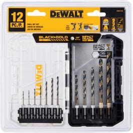 Dewalt Black And Gold Impact Ready Metal Drill Bit Set Pc D B Supply