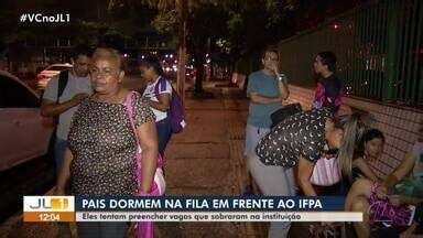 Jornal Liberal Edi O Pais Dormem Na Fila Em Frente Ao Ifpa Para