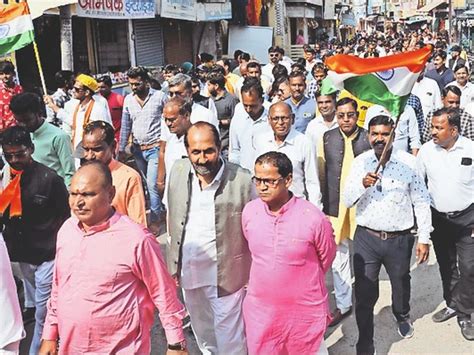 Patidar Samaj Took Out Sandesh Yatra On The Birth Anniversary Of Iron