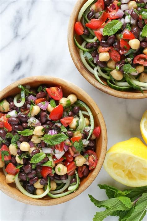 Mediterranean Bean Salad | Skinnytaste