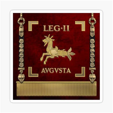 Standard Of The Augustus Second Legion Vexillum Of Legio Ii Augusta