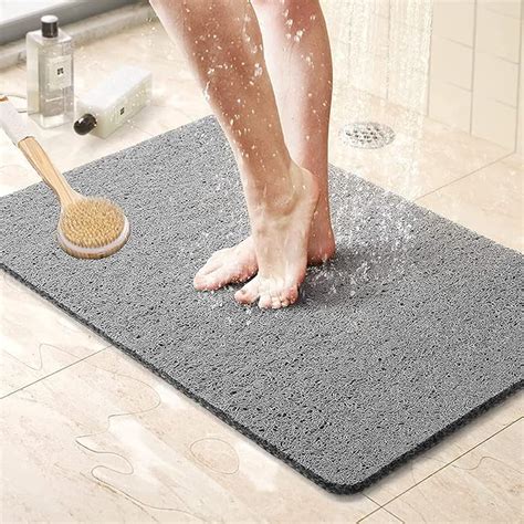 Loofah Tapis de bain antidérapant pour cabine de douche à l italienne