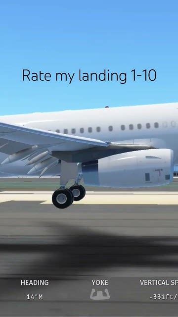 Rate My Landing 1 10 🛬 Infiniteflightsimulator Planes Aviation