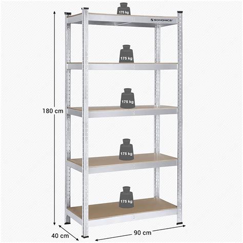 Magazijnrek Set Van 2 Rek Voor Zware Lasten Kelderrek 180 X 90 X 40