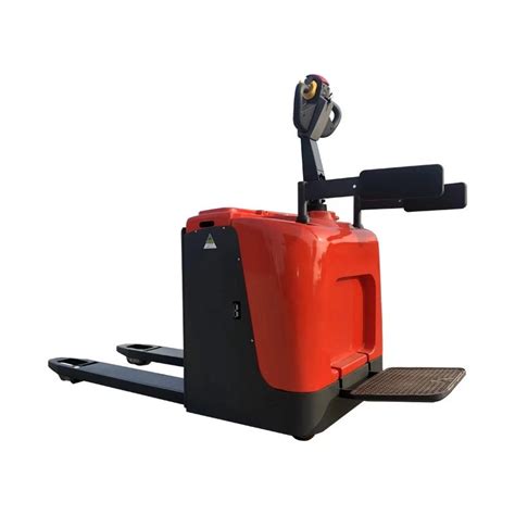 Ton Full Electric Counterbalance Standing On Pallet Truck Kg