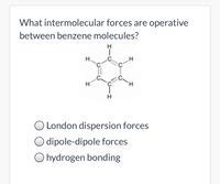 Answered What Intermolecular Forces Are Bartleby