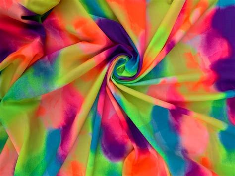 Neon Print Fabric