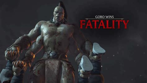 Download Mortal Kombat Goro The Mighty Four Armed Fighter Wallpaper