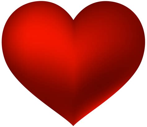 Red Heart Transparent PNG Clip Art | Gallery Yopriceville - High ...