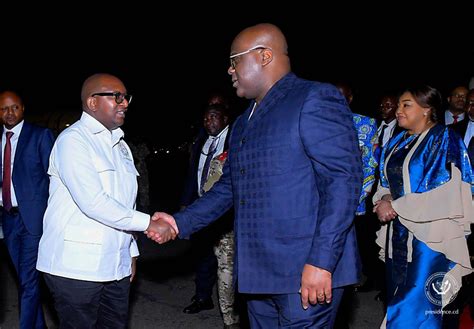 RDC Félix Tshisekedi arrive à Lubumbashi pour une série d