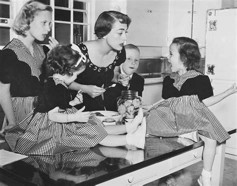 Joan Crawford Has Four Adopted Children Christina Twins Cathy And Cindy