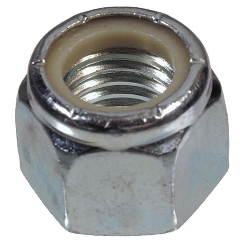 Hillman 5 16 In Zinc Plated Standard SAE Nylon Insert Lock Nut At