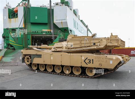 An M A Abrams Tank Belonging To Rd Armored Brigade Combat Team St