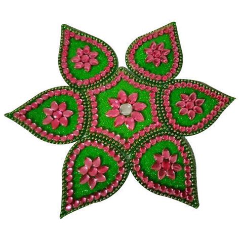 Small Acrylic Designer Rangoli At Rs Piece Small Decorative