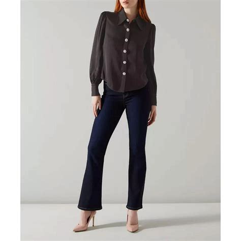 Sonya Crystal Button Blouse