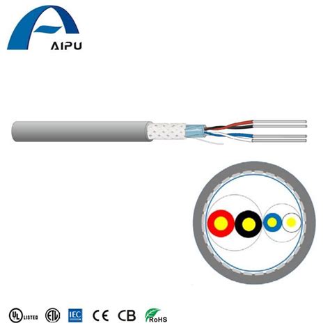 Aipu PVC Sheath Armoured 4 Cores Cable Devicenet Bus Electric Wire And