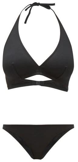 Eres Gang Halterneck Bikini Black ShopStyle Two Piece