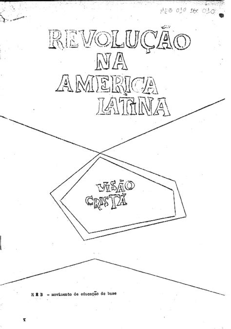 Revolução na América Latina Visão Cristã Revista Mensagem Fórum EJA Brasil