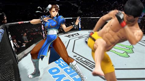 Ufc Bruce Lee Vs Chun Li Ea Sports Ufc Wwe Mma Youtube