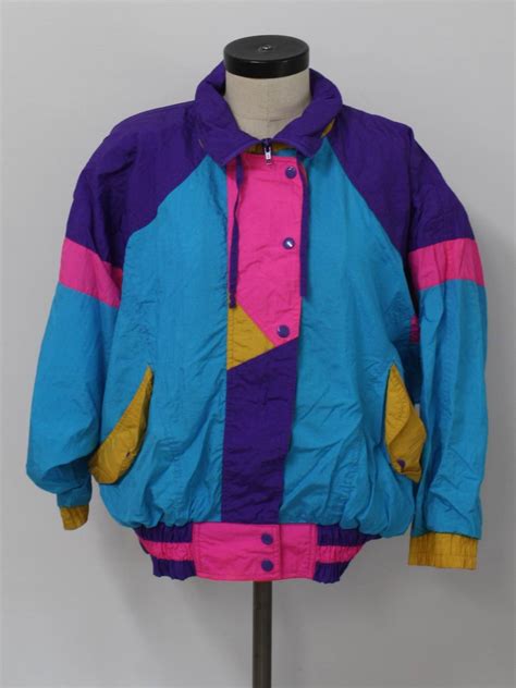 Vintage S Jacket S Db Sport Womens Teal Blue Background With Hot