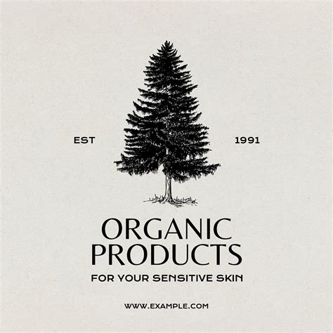 Organic Products Instagram Post Template Free Photo Rawpixel