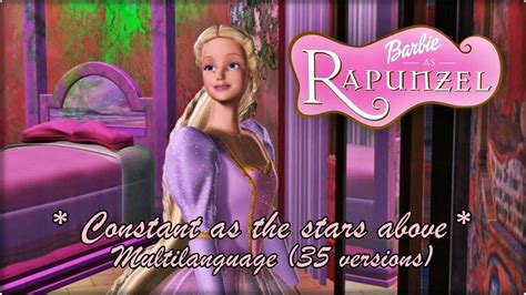 Multilanguage Barbie As Rapunzel Constant As The Stars Above Youtube