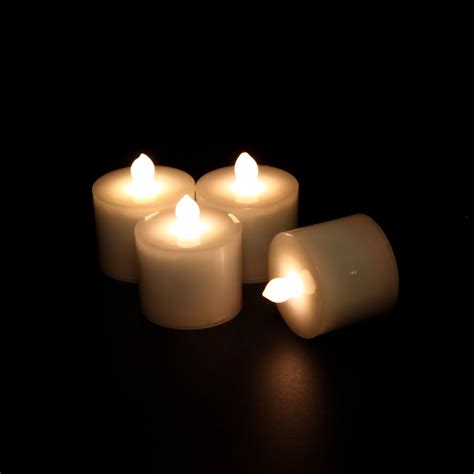 Flameless Rechargeable Tealight Cordless Modern Led Candle Light Set