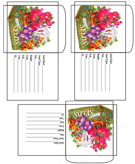 Printable Seed Packets