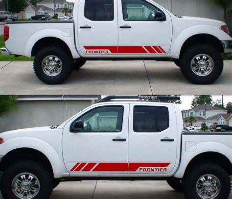 Decal Sticker Graphic Side Stripe Kit For Nissan Frontier Navara D40