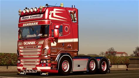 Euro Truck Simulator Scania V Ronny Ceuster Youtube