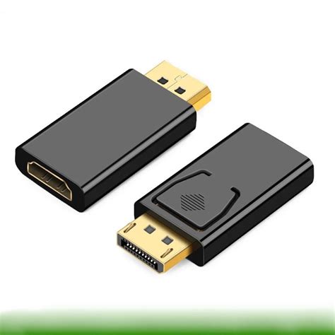 2Pack DisplayPort to HDMI Adapter, Display Port DP PC to HDMI, 1080P ...