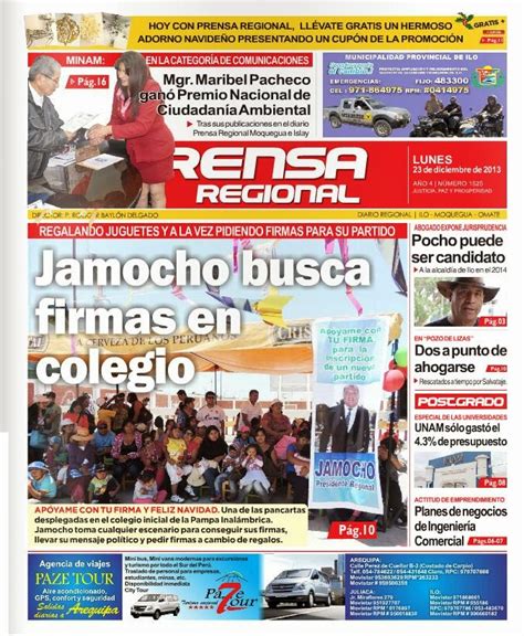 GRUPO INICIATIVA ANTICORRUPCION ILO Jamocho Busca Firmas En Colegio