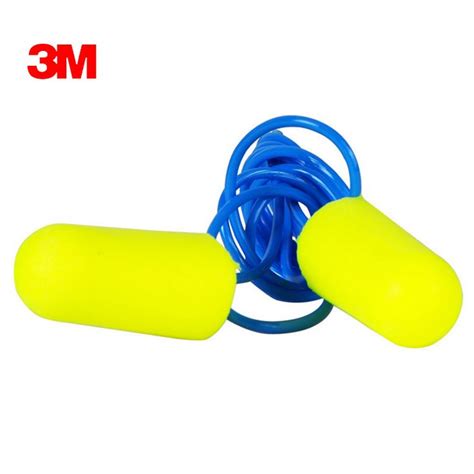 5pairs Authentic 3m Pu Foam Soft Corded Ear Plugs Anti Noise Sleeping Reduction Norope