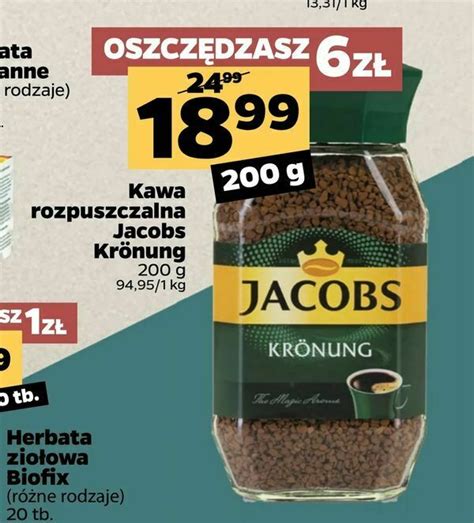 Promocja Kawa Rozpuszczalna Jacobs Kr Nung W Netto