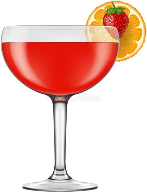 Strawberry Daiquiri Stock Illustrations Strawberry Daiquiri Stock