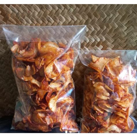 Jual Keripik Singkong Balado Pedas Manis Kg Shopee Indonesia