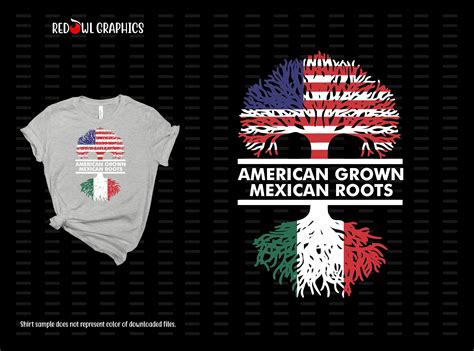 Mexican Roots American Grown Mexico Svg Mexican American - Etsy Hong Kong