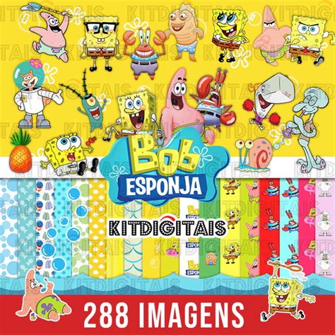 Kit Digital Bob Esponja Elo Produtos Especiais