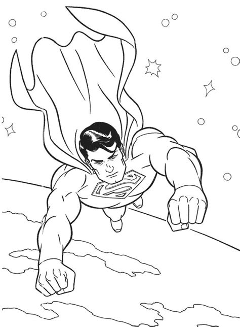 71 Dessins De Coloriage Superman à Imprimer Sur Page 4