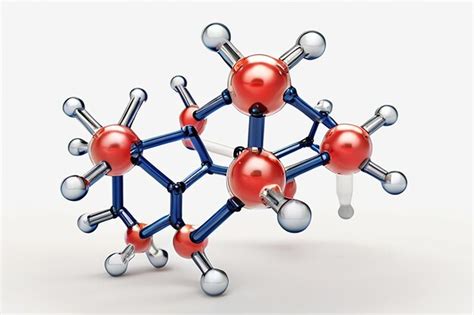 Molecule 3d Illustration Premium Ai Generated Image