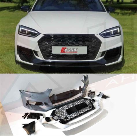 RS5 Style Front Bumper To Fit A5 S5 2016 2019 Coupe Convertible