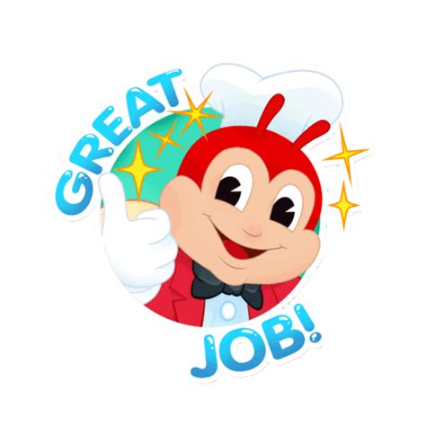 Great Job Thumbs Up Sticker by Jollibee for iOS & Android | GIPHY