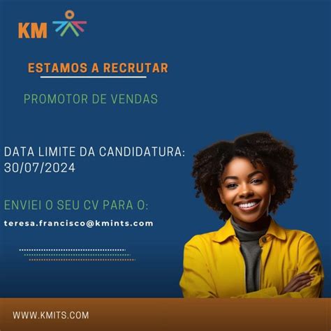 VAGA PARA PROMOTOR DE VENDAS Empregos Yoyota Angola