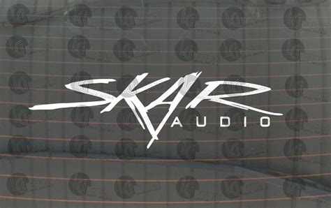 Skar Audio Car Audio Logo Vinyl Decal for Window/case and Many | Etsy