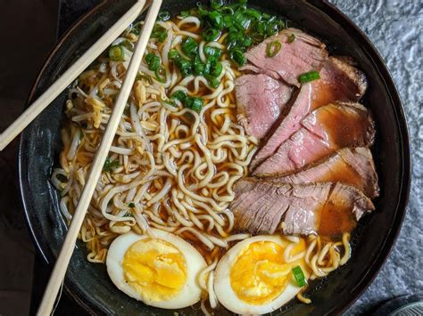 Made A Simply Topped Shoyu Ramen Actually Pretty Good But I Need To