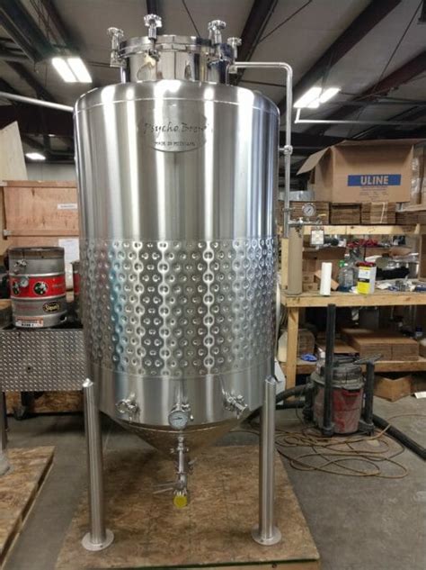 Bbl Conical Jacketed Fermenter Psychobrew