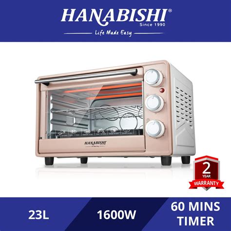 Hanabishi Electric Oven Rose Champagne 23l Ha6223