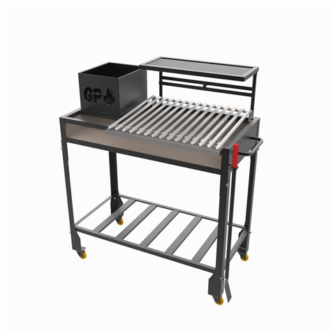 GP Grill Shop PARRILLA ARGENTINA GPMAX GRELHA INOX 60X40 CM