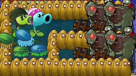 Plants Vs Zombies Team Melon Pult Winter Melon Vs Team Gatling Pea